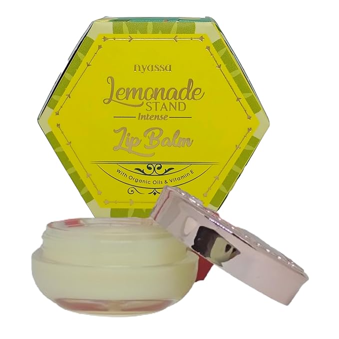 Nyassa Lemonade Stand Intense Lip Balm With Shea Butter & Organic Sweet Almond Oil - 6 Gms