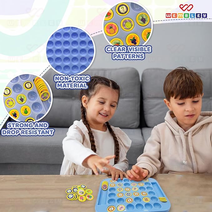 Wembley Memory Chess Flip & Match Game for Kids