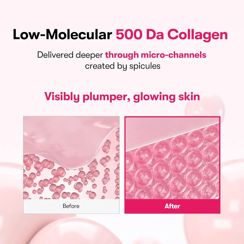 VT COSMETICS Collagen Reedle Shot 100 â€“ Korean Skincare Micro-Spicule Ampoule with Collagen for Hydration Support, Skin Elasticity Care, Smooth Texture and Lightweight Absorbing Serum | 50ml