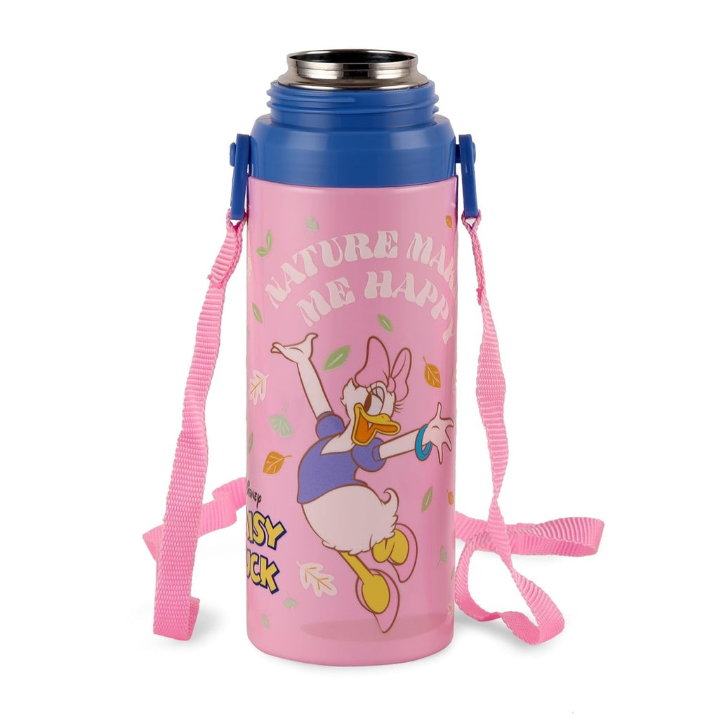 CELLO Kidzbee Autumn 600 Daisy Duck Design Insulated Kids Sipper Water Bottle 600 ml