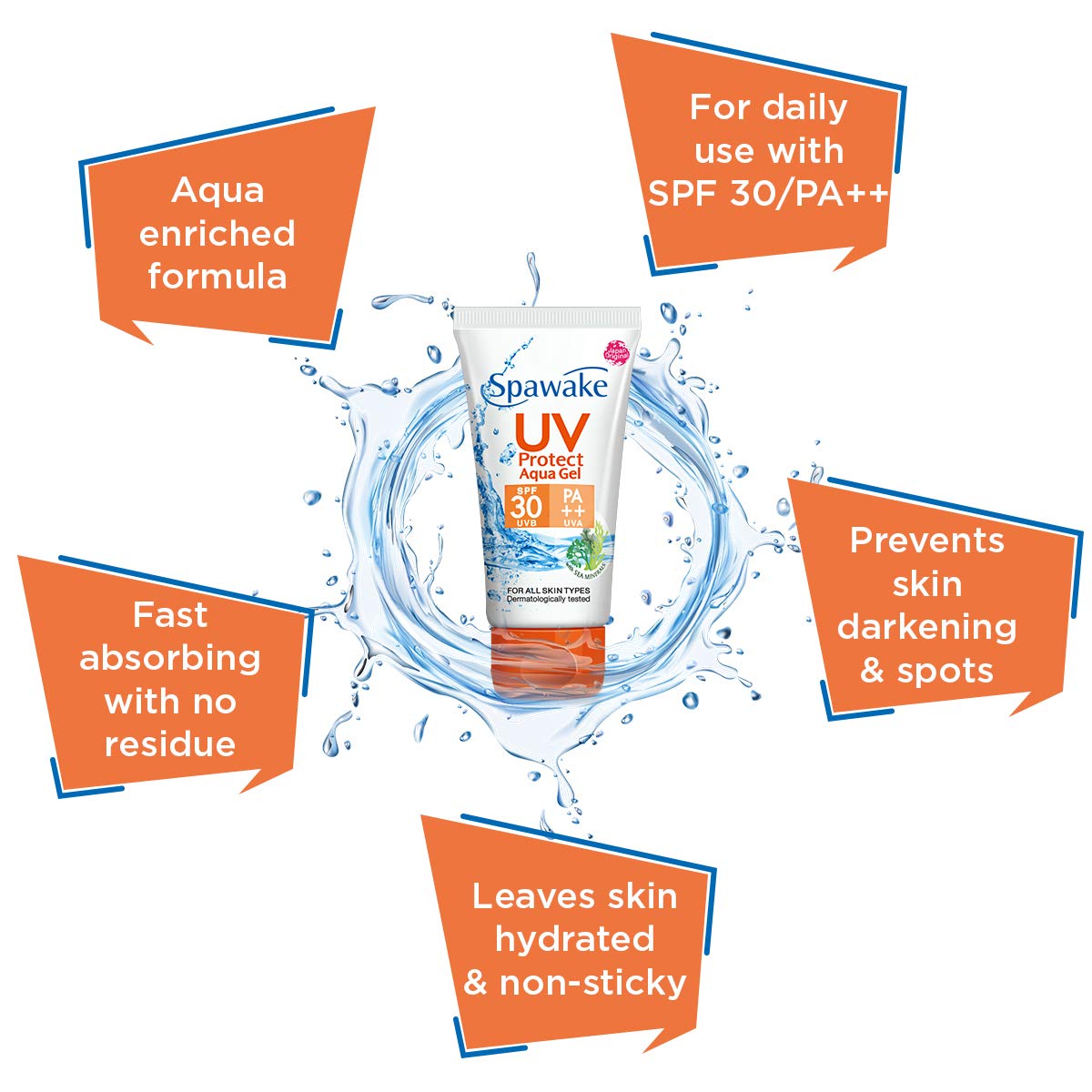Spawake Sunscreen Lotion Gel - 40 gms