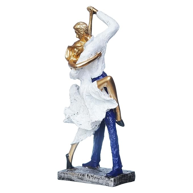 Ecraftindia Tango Dancing Couple Statue Human Figurines Decorative Showpiece