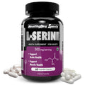 HealthyHey Sports L-Serine - 500mg/Serving - 60 Vegetable Capsules