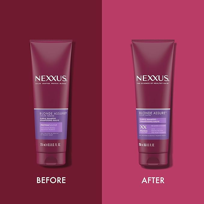 Nexxus Blonde Assure Purple Shampoo Color Care Shampoo 8.5 oz - 250 ml