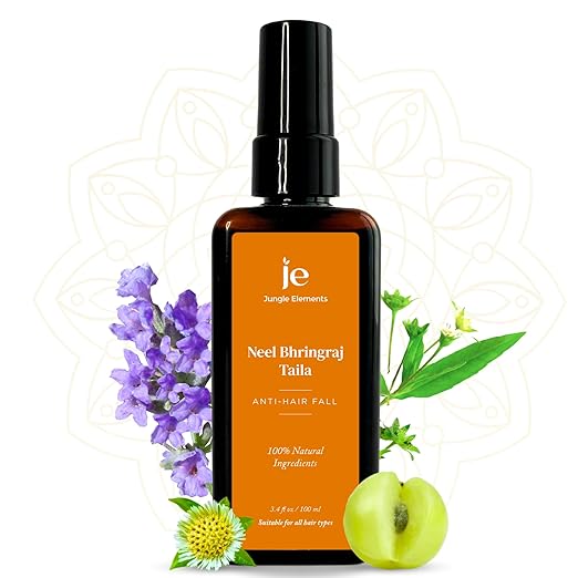 Jungle Elements Neel Bhringraj Taila Bhringraj Hair Oil - 100 ml