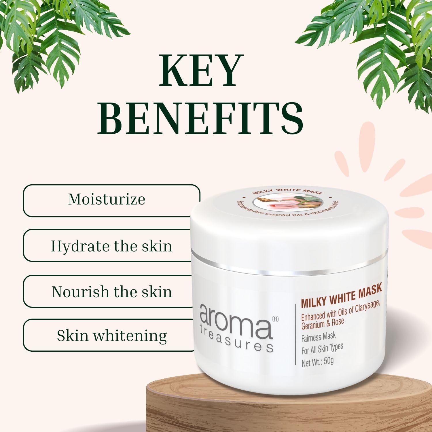 Aroma Treasures Aroma Treasures Milky White Mask, 50g