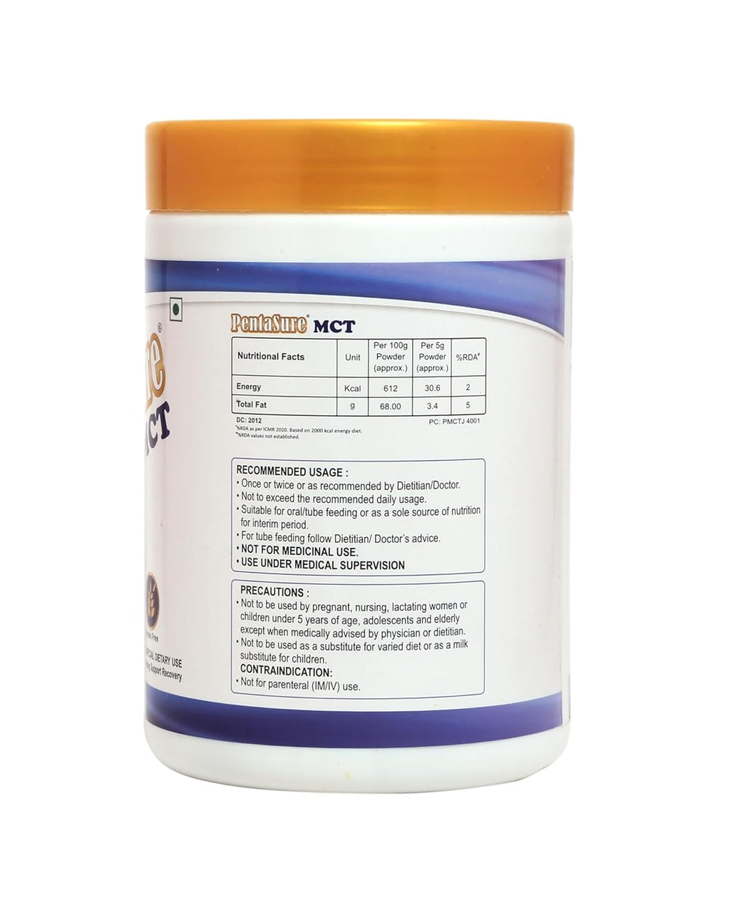 Pentasure MCT(Medium Chain triglyceride Powder) Nutritional Drink - 400 gms
