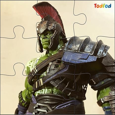 TodFod Wooden Jigsaw Puzzles Toy for Kids & Children Marvel Avengers 54 Pieces 6 in 1 Jigsaw Puzzles