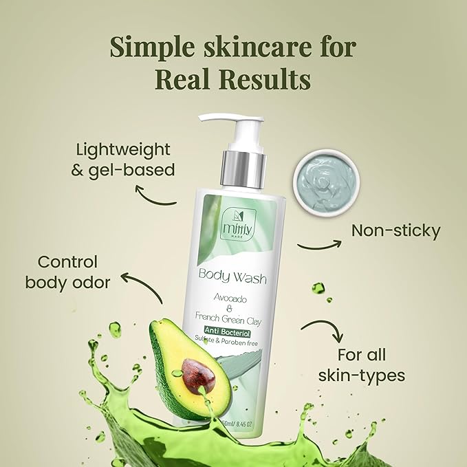 Mittiy Made 0.1% Salicylic Body Wash Shower Gel - 250 Ml