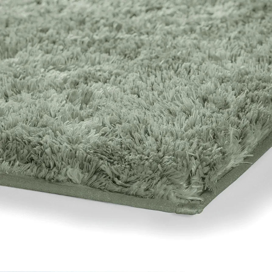 Luxe Home International Microfiber Bath Mat Super Soft Non Slip 60x90 cm Colour Pastel Green