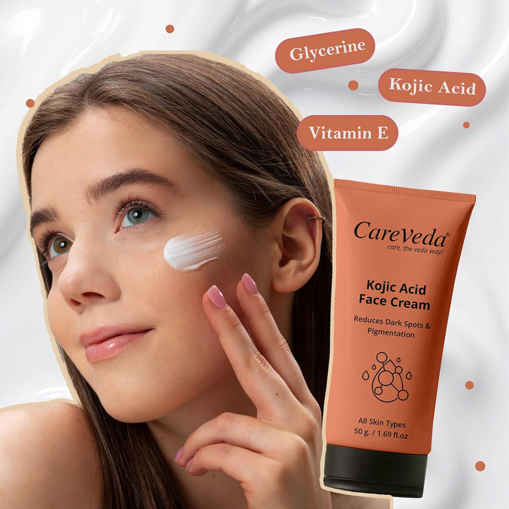 Kojic Acid Face Cream For Reduces Dark Spots & Pigmentation Suitable For All Skin Types 50gm