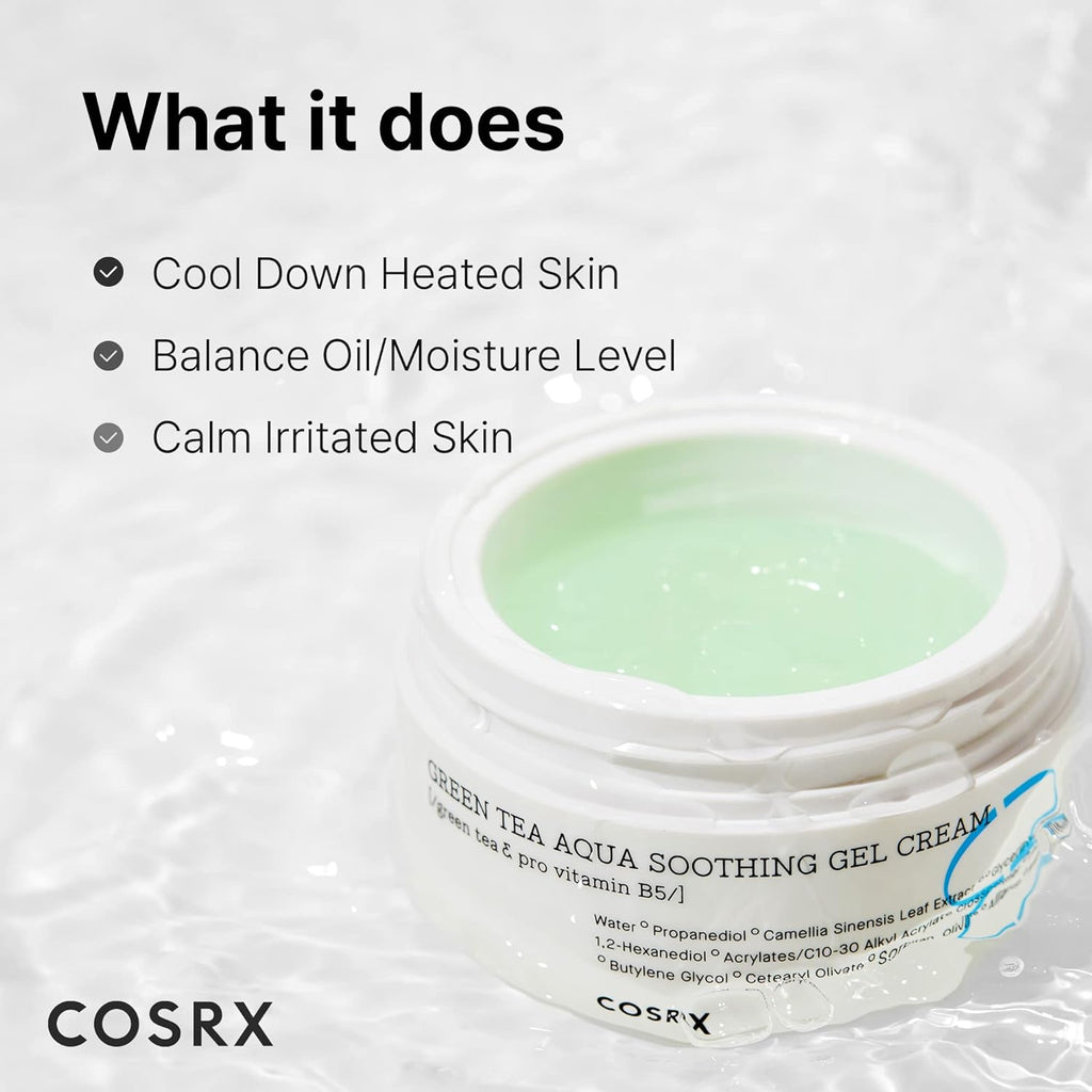 Cosrx Hydrium Green Tea Aqua Soothing Gel Cream - 50 ml