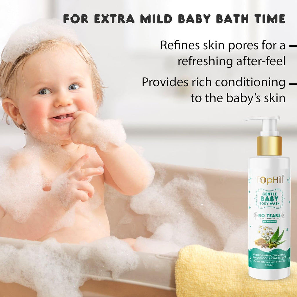 Tophill Gentle Baby Body Wash - 200 ml