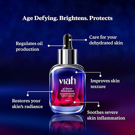 Viah 3C Power Blend Serum for Anti Ageing Brightening - 30 ml