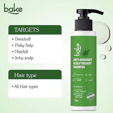 Bake 2% Salicylic Acid Anti Dandruff Shampoo - 200 ml