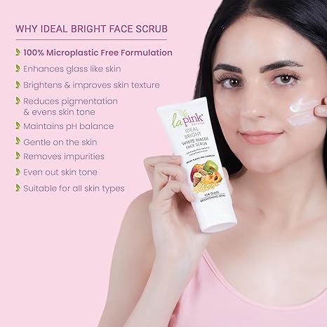 La Pink Ideal Bright Face Scrub - 100 gms