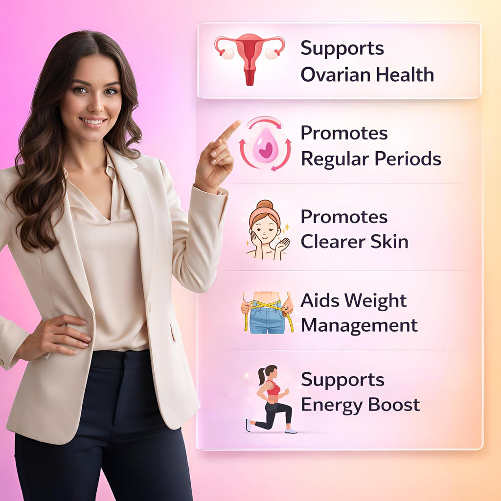 Suplee PCOS Balance Supplement for Women | Myo Inositol & D-Chiro Inositol (40:1 Ratio) | With Zinc, Vit D3, Folate & Chromium | Supports Hormonal Balance | Strawberry Flavor (20 Effervescent Tablets)