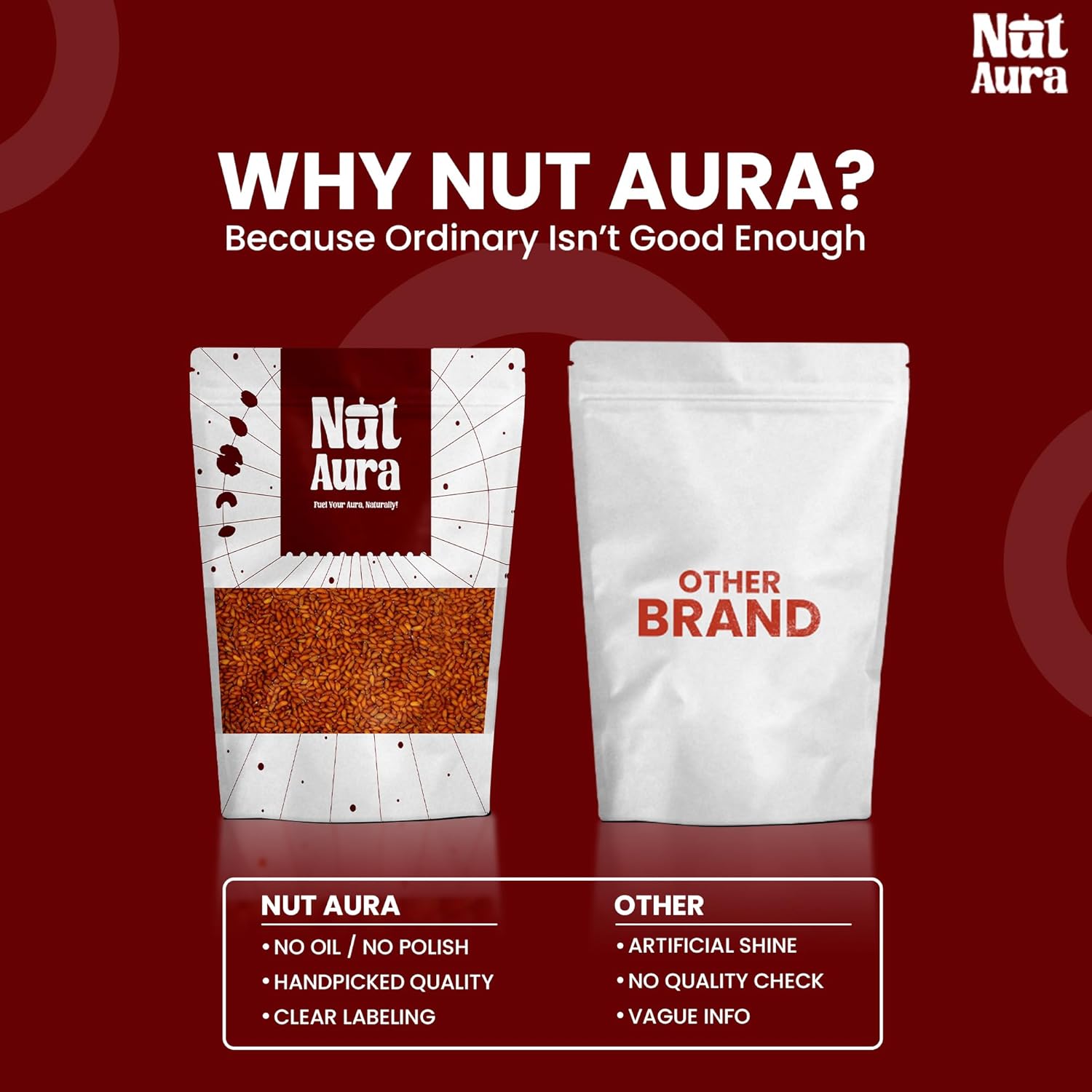 Nut Aura Halim Seeds | Ayurvedic Garden Cress Seeds for Women | Boosts Immunity & Hormonal Health | Rich Iron & Protein | Ideal for Smoothies, Laddoos & Home Remedies Daily Nutrition Support Plus