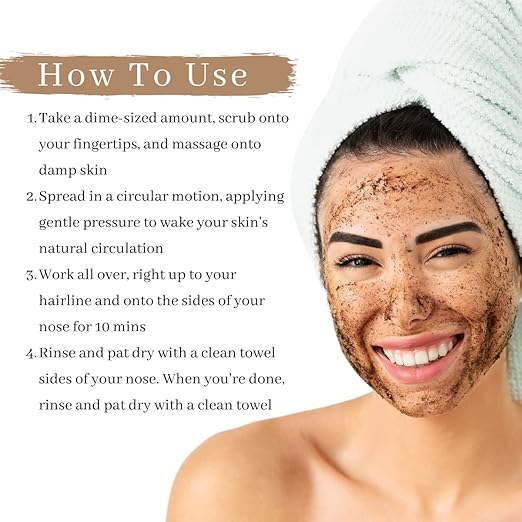 Hayze Cosmetics Coffee Bean Scrub for Face & Body - 50 gms