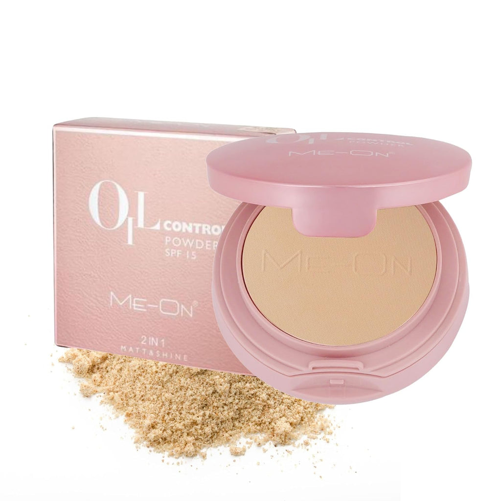 ME-ON Oil Control Compact 2 in 1 (Shade 02 - Marble)