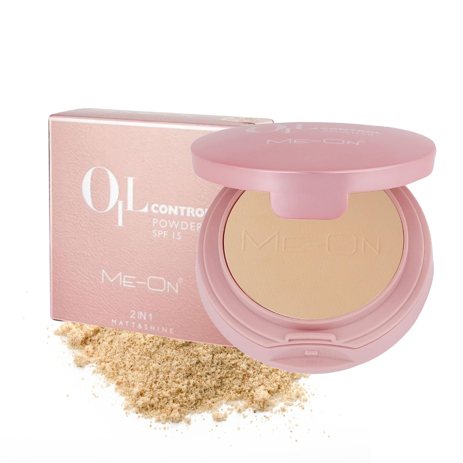 ME-ON Oil Control Compact 2 in 1 (Shade 02 - Marble)