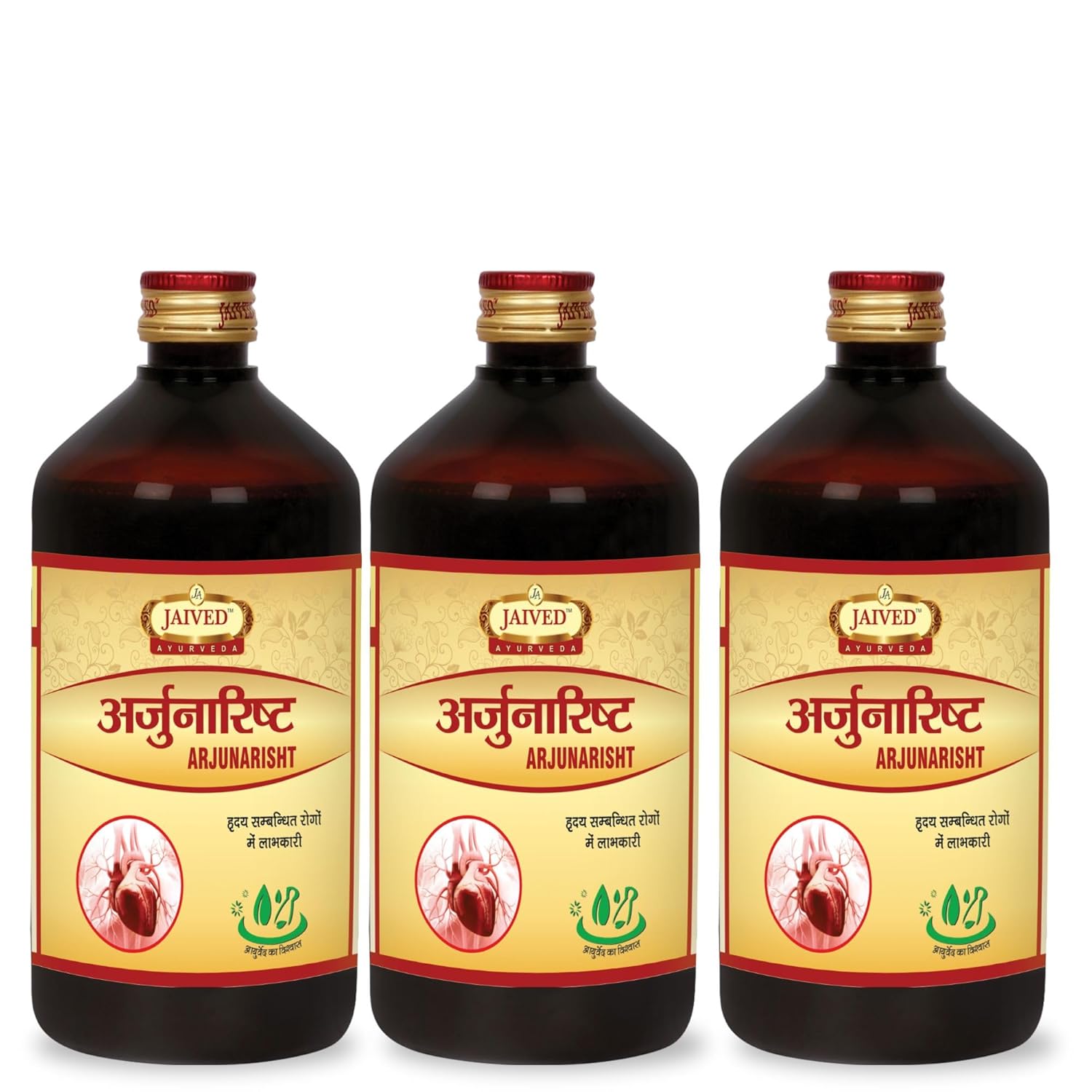 Jaived Ayurveda Arjunarist - 450 ml (Pack of 3)
