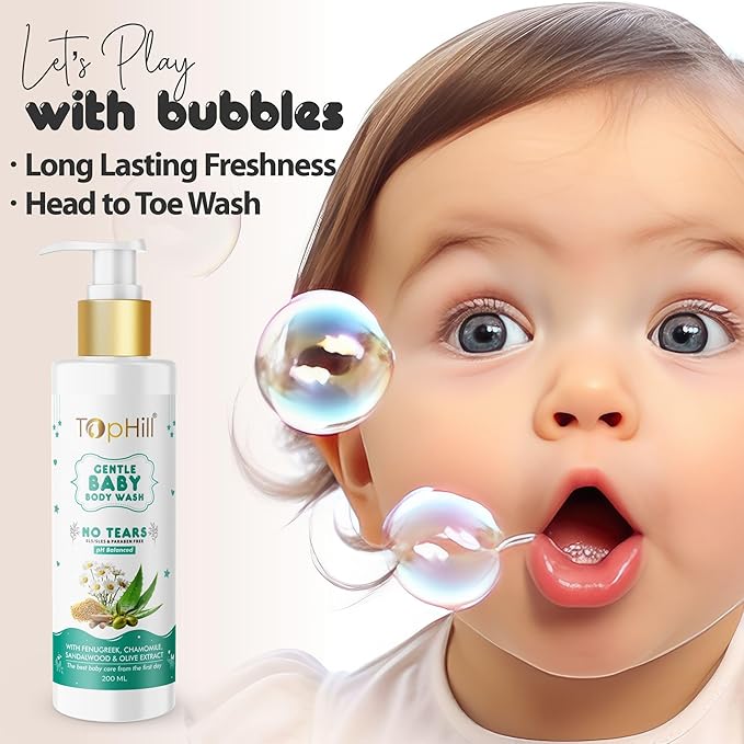 Tophill Gentle Baby Body Wash - 200 ml
