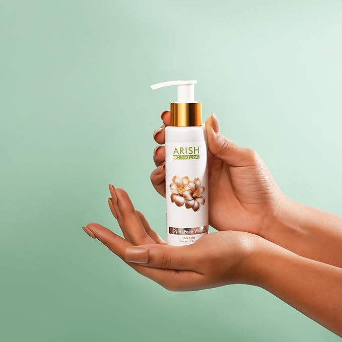 Arish Bio-natural Pearl Face Wash for Bright & Luminous Skin - 100 Ml