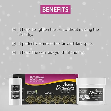 Biofresh Herbals Diamond Bleach Cream Kit - 250 gms
