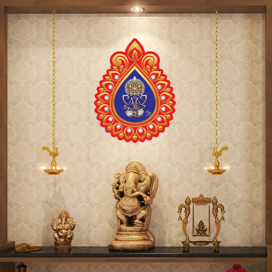 Rangoli Vinyl Wall Sticker Self-Adhesive Wall Decor Design-2