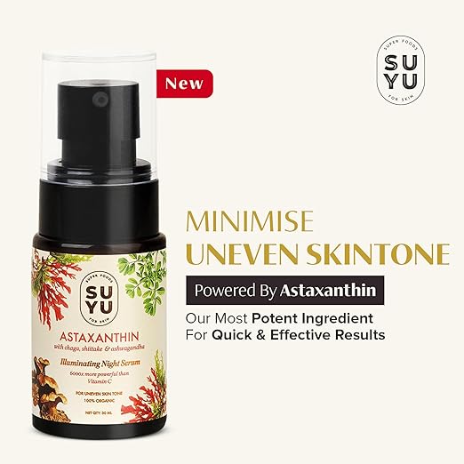 Suyu Astaxanthin Anti-Aging Night Face Serum - 30 ml