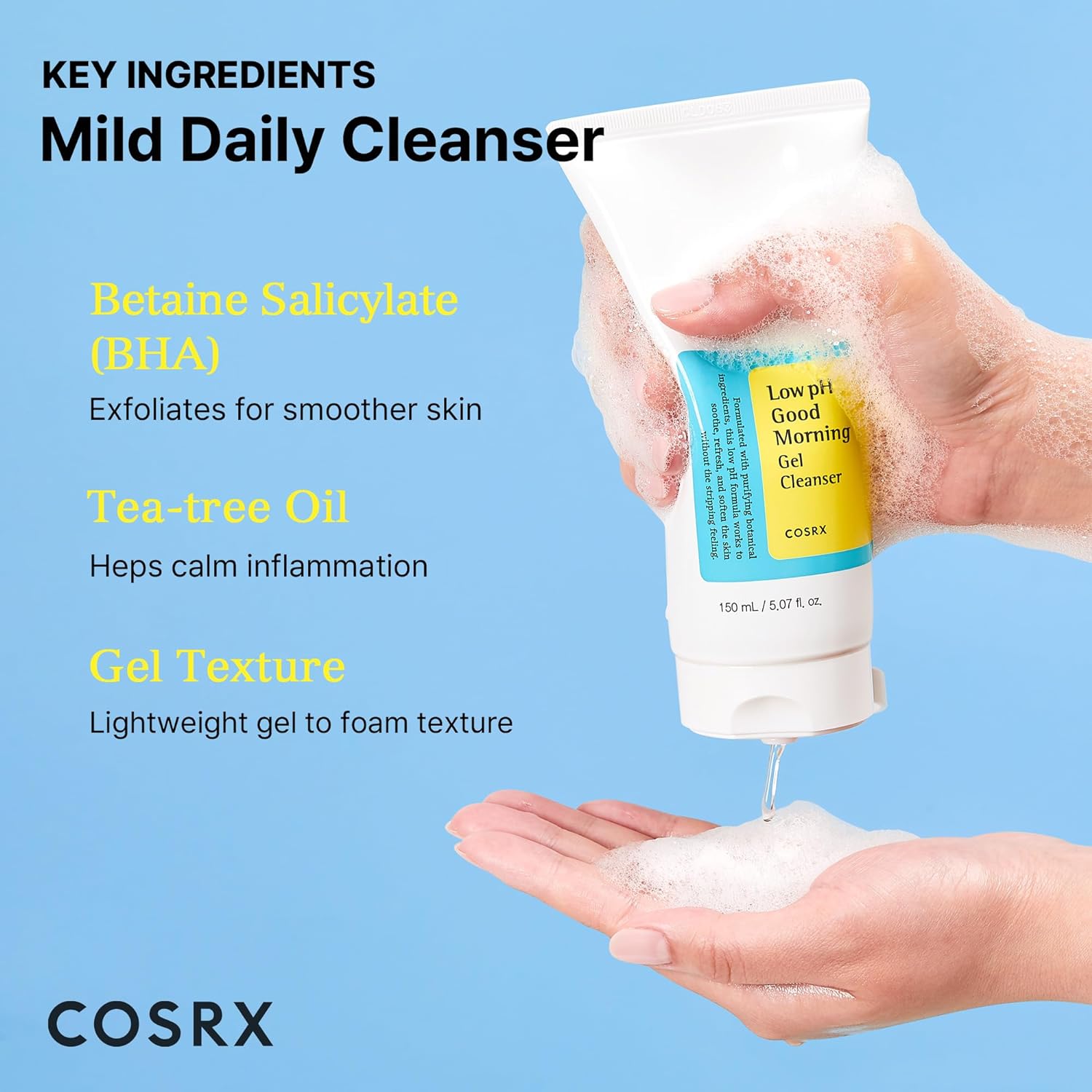 Cosrx Low pH Good Morning Gel Cleanser - 150 ml