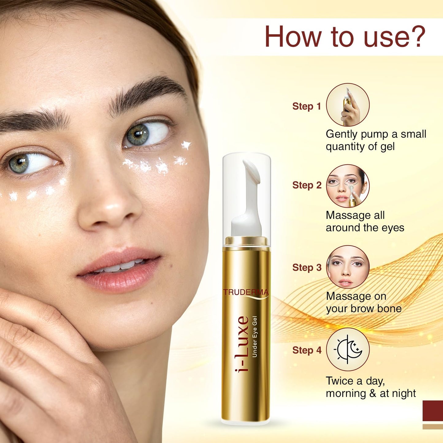 Regaliz Truderma I-luxe Under Eye Gel - 15 ml