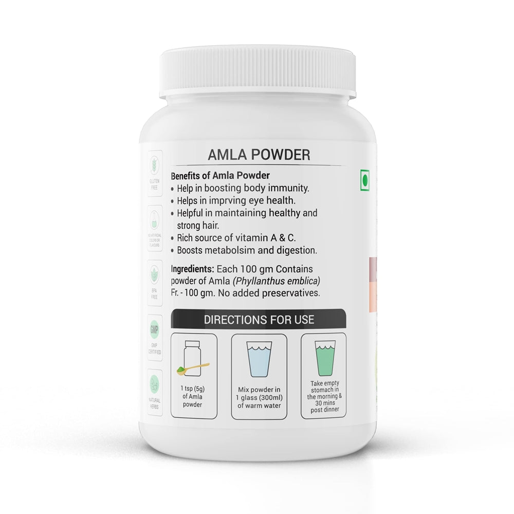 Krishna's Herbal & Ayurveda Amla Powder - 100 gms