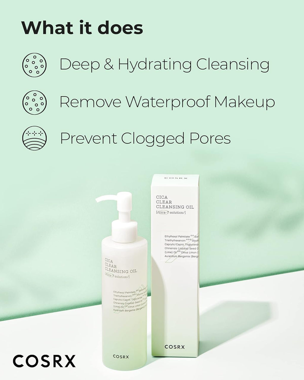 Cosrx Pure Fit Cica Clear Cleansing Oil - 200 ml