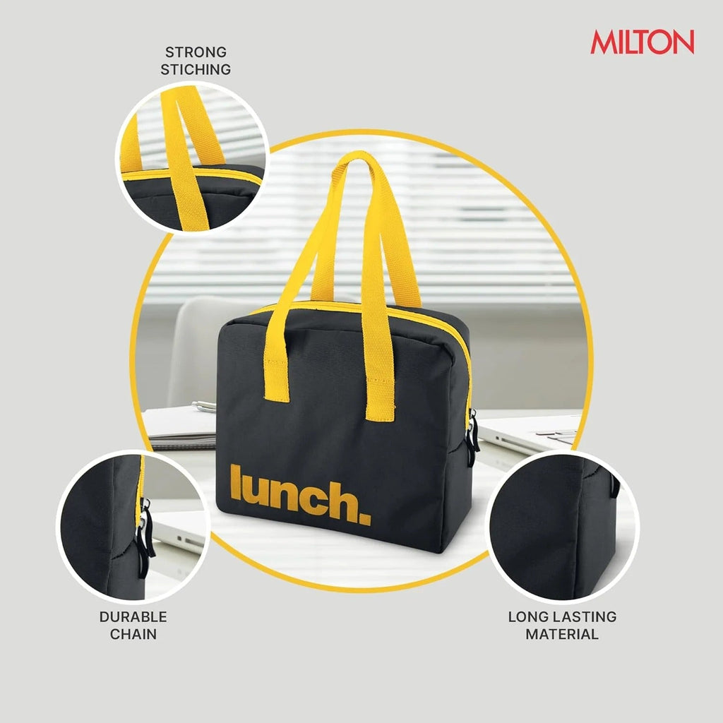 Milton Milange Fabric Lunch Bag (Only Bag, No Containers Included)