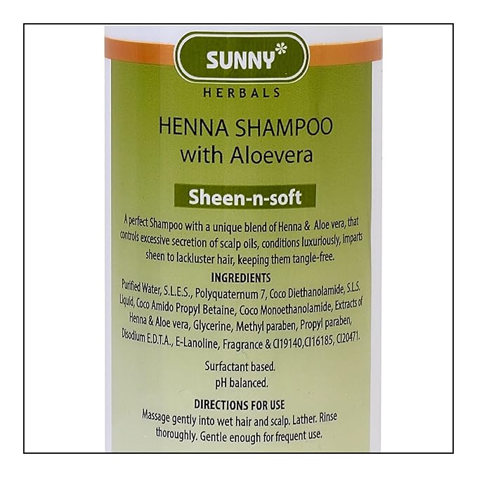 Sunny Henna Shampoo With Aloevera - 150 ml