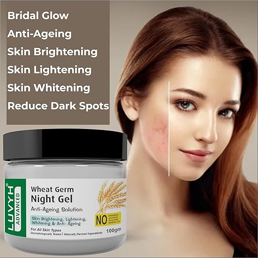 Luvyh Wheatgerm Night Gel for Women & Men's - 100 gms