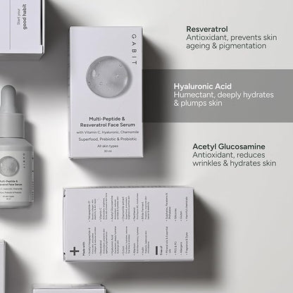 Gabit Multi-Peptide & Resveratrol Pro-ageing Serum - 30 ml