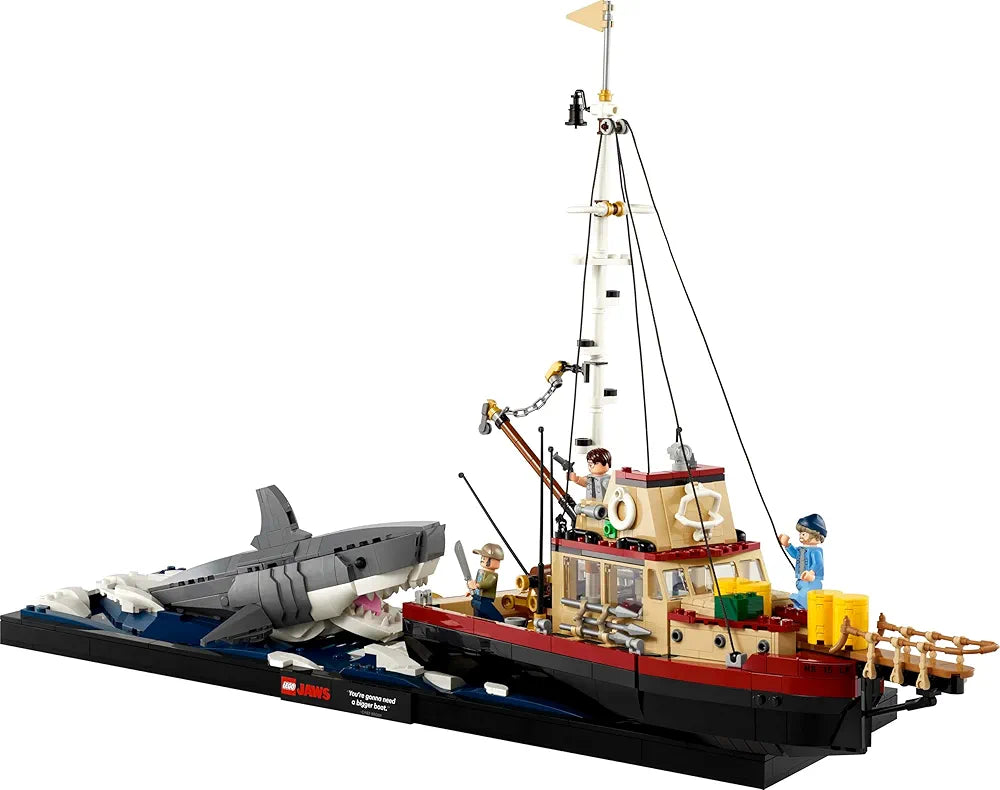 Lego Ideas Jaws, Shark Gift for Adults 21350