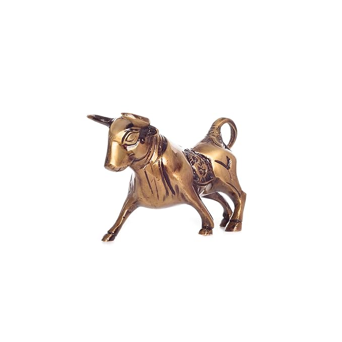 Ecraftindia Brass Kamdhenu Cow Sculpture