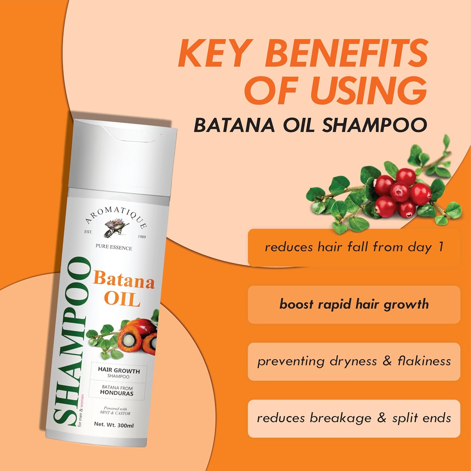 Aromatique Batana Hair Shampoo - 300 ml