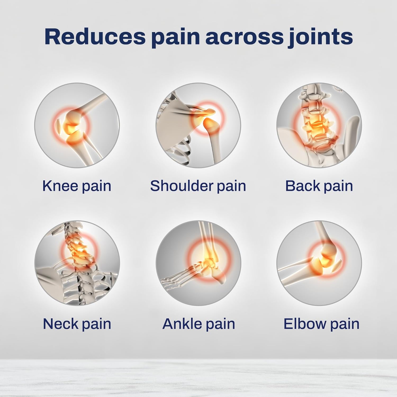 three60+ PAIN RELIEF & JOINT MOBILITY tablets | Reduces Joint Pain & Stiffness | Improves Flexibility | BosPure, Yograj Guggul, Maharasnadi Kwatha, Curcumin | Non-Habit Forming | 60 Tablets