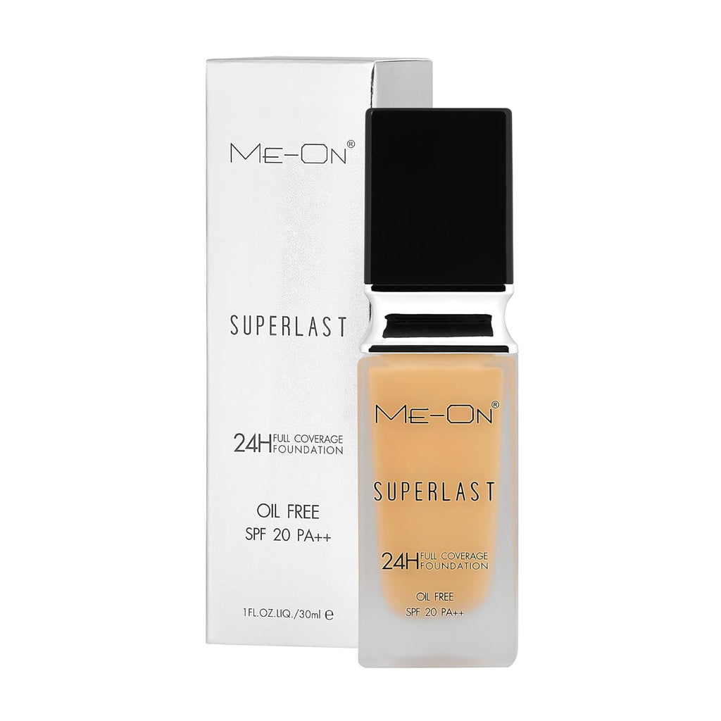ME-ON Superlast Foundation, SPF 20 PA++ (23 Skin Beige, 30 ML)