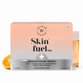 Wellbeing Nutrition Skin Fuel Pro+ | Glutathione, Vit C & E, CoQ10, Vollagen & PhytoCellTech | Reduced Pigmentation & Dark Spots, Brightens Skin Tone, Anti-aging | Valencia Orange Flavour, 28 Servings