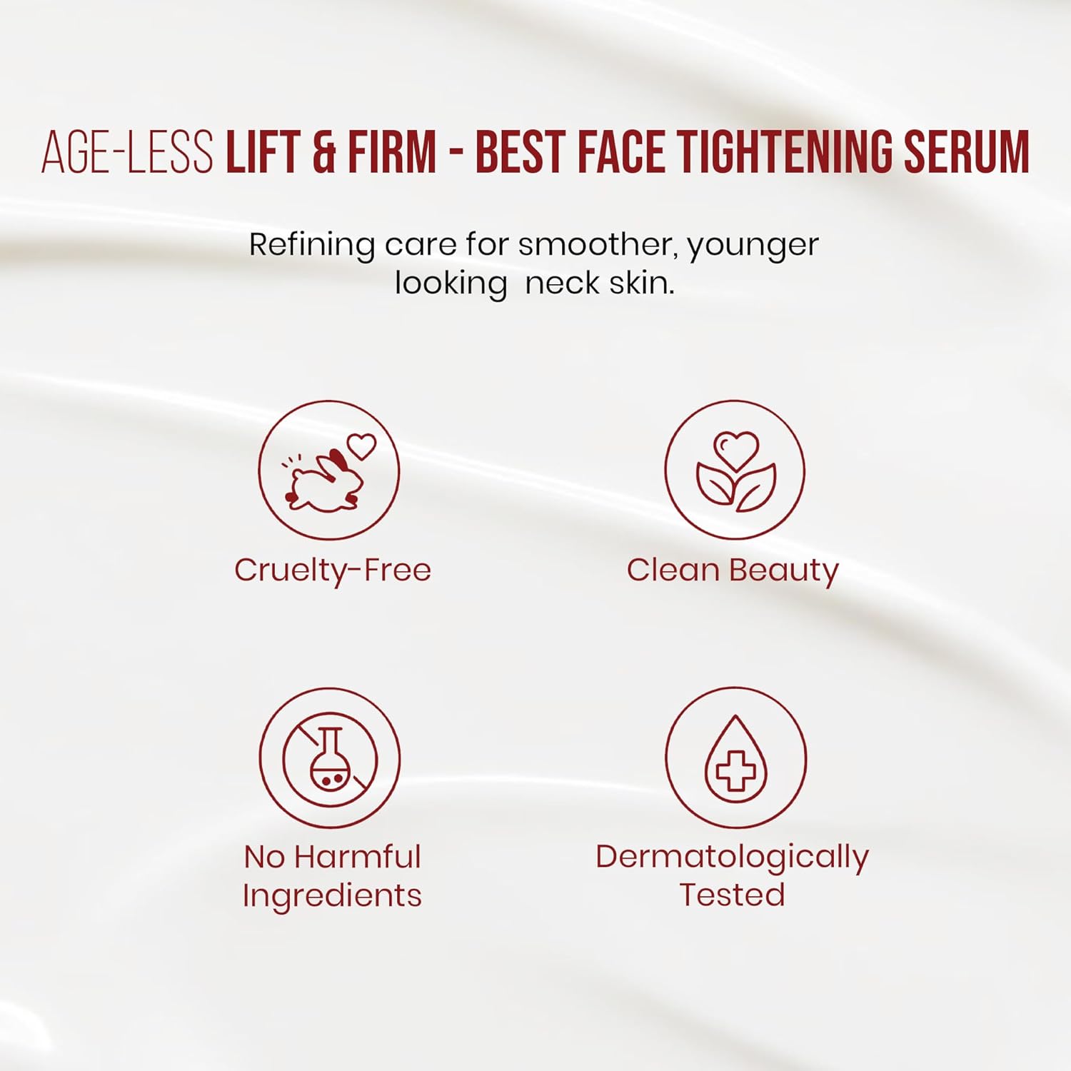 Mitchell USA Lift & Firm Instant Face Tightening and Anti Aging Serum | Targets wrinkles | Helps lift and tighten skin | With Lotus Seed Extract, Hazel Liquid Extract & Vitamin E | For all skin types | 30ml
