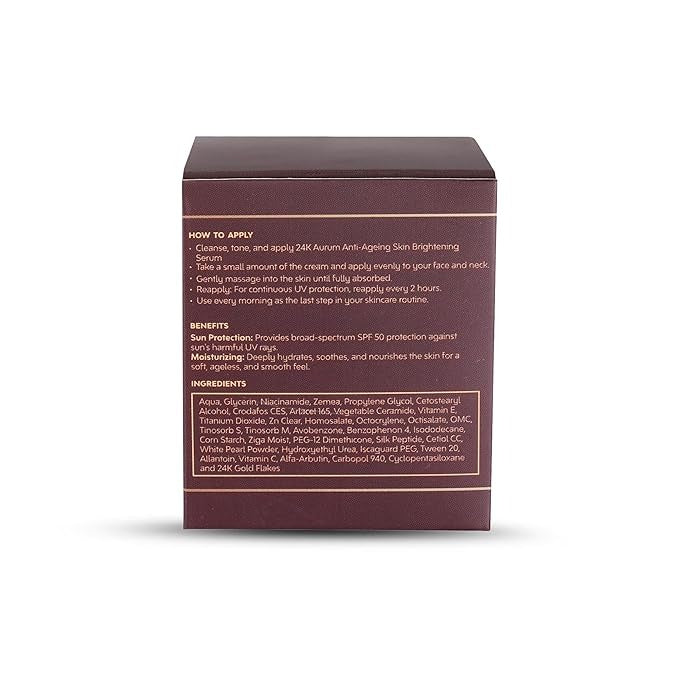 Ssara 24K Lumina SPF 50 Moisturizing cream - 100 gms