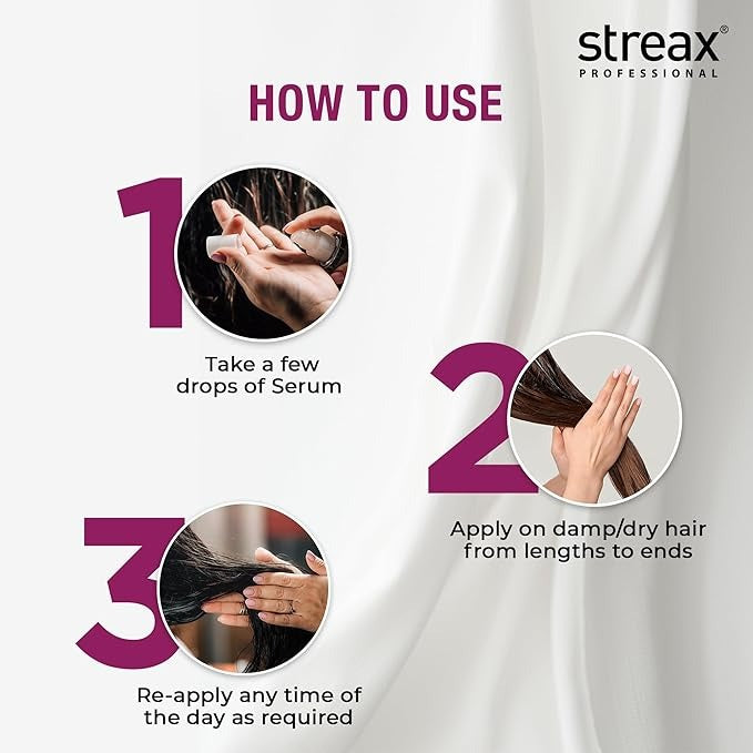 Streax Professional Canvoline Hair Serum for women - 100 ml