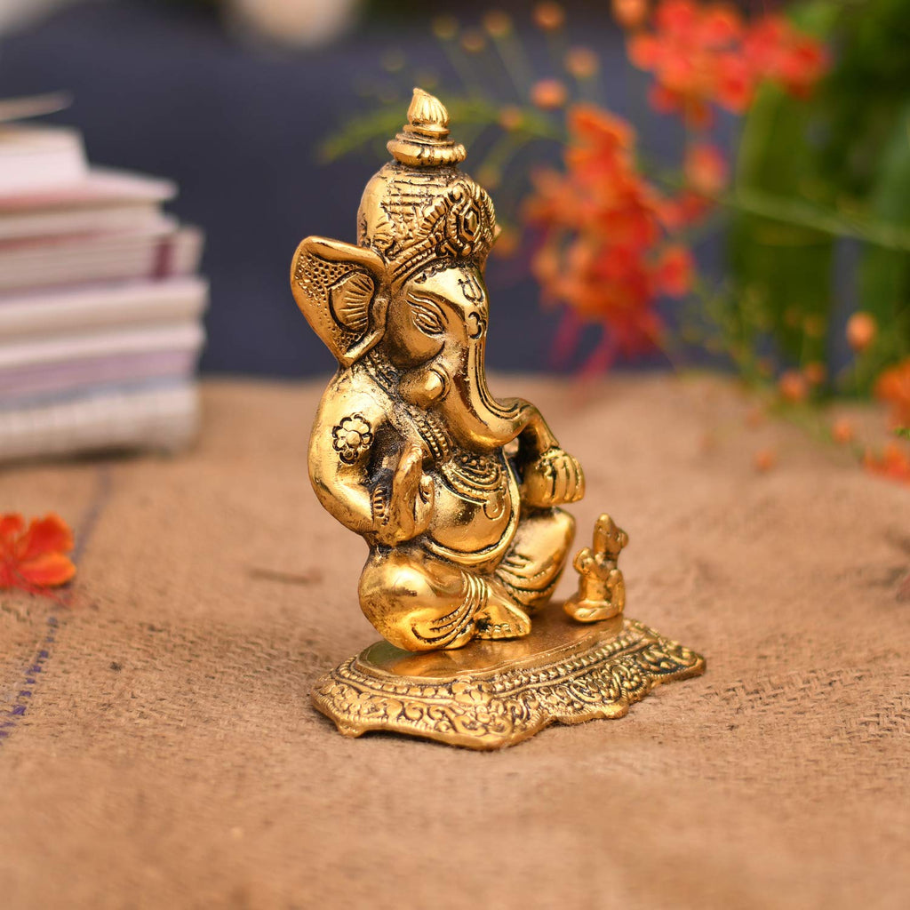 Metal Lord Ganesh Idol