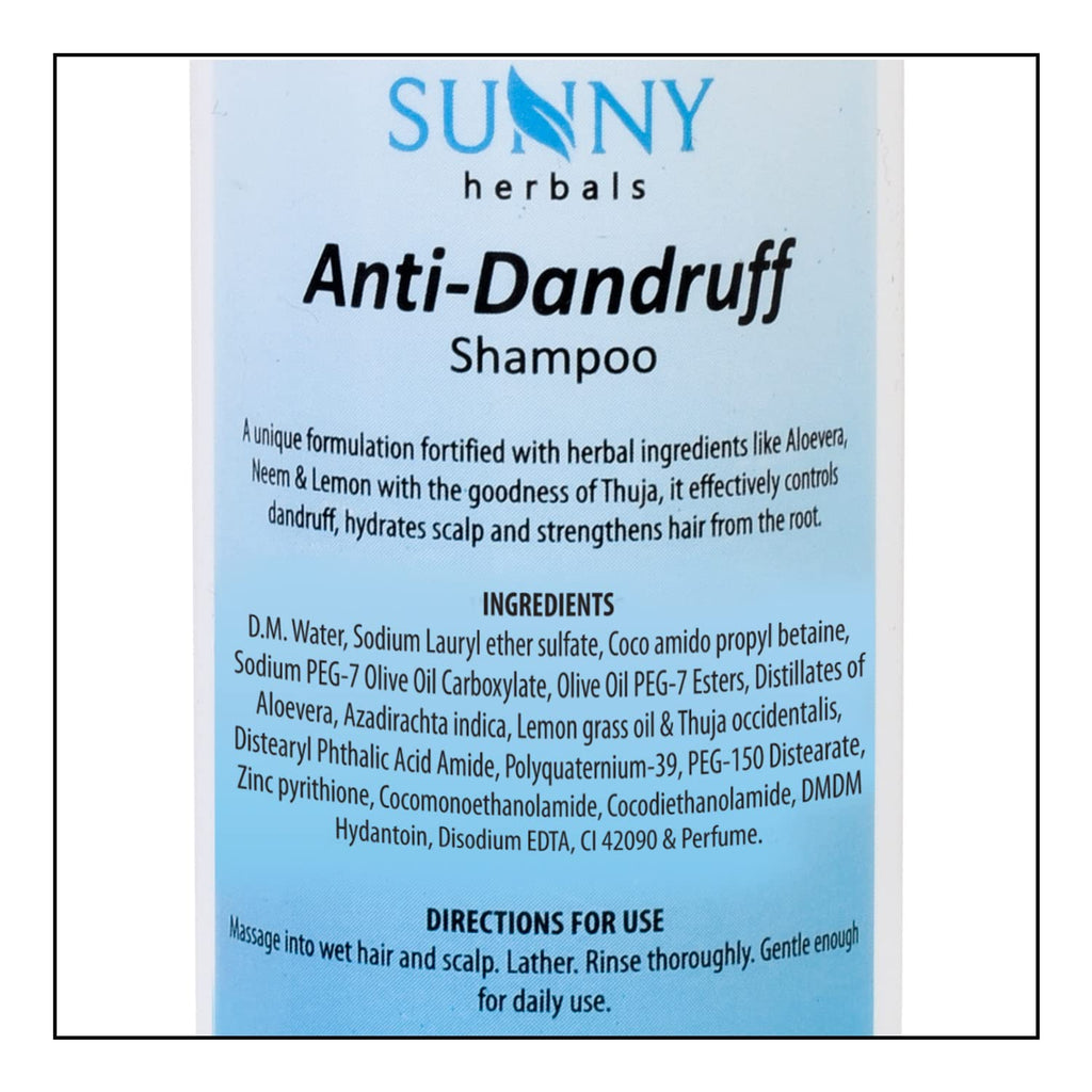 Sunny Anti Dandruff Herbal Shampoo - 150 ml (Pack of 2)